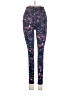 Assorted Brands Floral Purple Leggings Size L - photo 1
