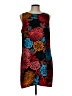 CeCe Print Black Casual Dress Size 12 - photo 1