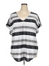 Shein Curve Gray Short Sleeve Top Size 18 Plus (3) - photo 1