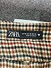 Zara Plaid Gray Casual Pants Size XS - photo 4