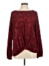 Umgee Burgundy Red Long Sleeve Blouse Size M - photo 1