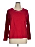 Studio Works 100% Cotton Red Long Sleeve Top Size XL - photo 1