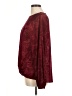 Umgee Burgundy Red Long Sleeve Blouse Size M - photo 5