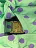 Pez D'Or Hearts Green Teal Swimsuit Top Size L - photo 3