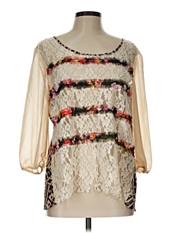 BKE 3/4 Sleeve Blouse (view 1)