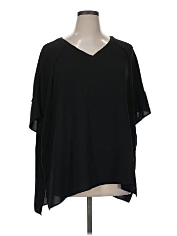 Cotton Bleu Short Sleeve Blouse (view 1)