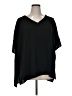 Cotton Bleu Black Short Sleeve Blouse Size XL - photo 1