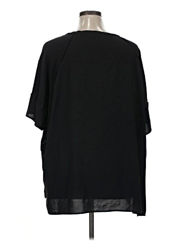 Cotton Bleu Short Sleeve Blouse (view 2)