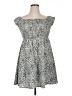 Simplee 100% Polyester Animal Print Gray Casual Dress Size XL - photo 1