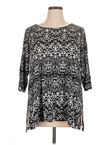Jones & Co 3/4 Sleeve Blouse (view 1)