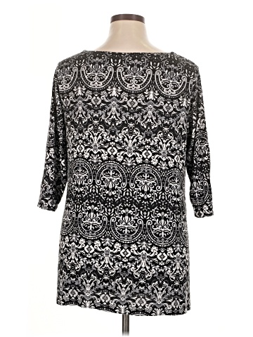 Jones & Co 3/4 Sleeve Blouse (view 2)
