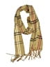Cejon 100% Acrylic Plaid Yellow Tan Scarf One size - photo 1