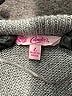 Candie's Chevron-herringbone Gray Cardigan Size L - photo 4