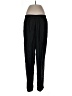 August Silk 100% Fiber Solid Black Track Pants Size L - photo 1