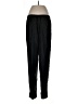 August Silk 100% Fiber Solid Black Track Pants Size L - photo 2