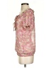 The Limited 100% Polyester Pink Short Sleeve Blouse Size XS - photo 5
