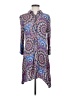 Cupio 100% Viscose Paisley Blue Casual Dress Size S - photo 1