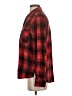 Express Plaid Red Long Sleeve Button-Down Shirt Size XS - photo 5