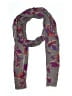 Unbranded Floral Gray Scarf One size - photo 1