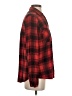 Express Plaid Red Long Sleeve Button-Down Shirt Size XS - photo 4
