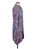 Cupio 100% Viscose Paisley Blue Casual Dress Size S - photo 4