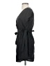 Zara Solid Black Casual Dress Size S - photo 5