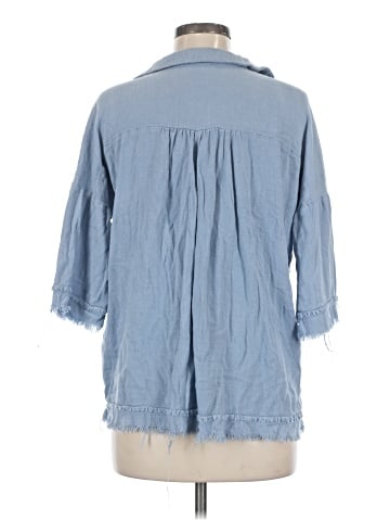 Umgee 3/4 Sleeve Blouse (view 2)