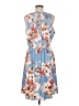 Unbranded Floral Blue Casual Dress Size M (estimated) - photo 2