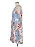 Unbranded Floral Blue Casual Dress Size M (estimated) - photo 5