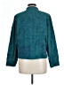 Chico's 100% Cotton Paisley Teal Jacket Size Lg (2) - photo 2