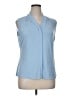 Calvin Klein Blue Sleeveless Blouse Size XL - photo 1
