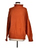 Unbranded 100% Acrylic Solid Orange Turtleneck Sweater Size M - photo 1