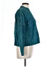 Chico's 100% Cotton Paisley Teal Jacket Size Lg (2) - photo 4