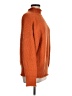 Unbranded 100% Acrylic Solid Orange Turtleneck Sweater Size M - photo 4