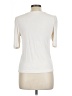Ann Taylor LOFT Ivory Short Sleeve Top Size L - photo 2