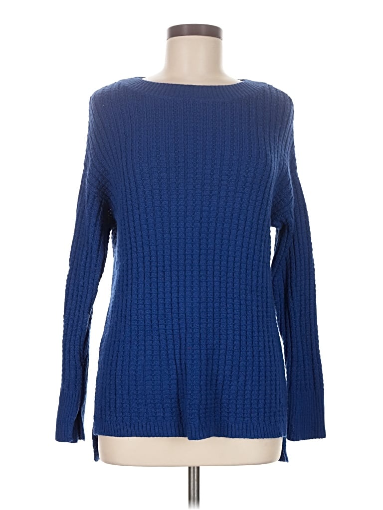 Pre-owned Ann Taylor Pullover Sweater In Blue