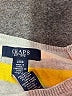 Chaps Color Block Gray Pullover Sweater Size L - photo 7