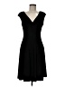 J Howard Solid Black Cocktail Dress Size 6 - photo 1