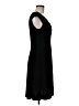 J Howard Solid Black Cocktail Dress Size 6 - photo 4