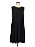Uniqlo Solid Black Casual Dress Size M - photo 1