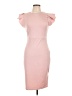 Shein Solid Pink Cocktail Dress Size L - photo 1