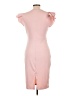 Shein Solid Pink Cocktail Dress Size L - photo 2