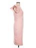Shein Solid Pink Cocktail Dress Size L - photo 4