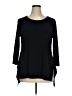 Clara Sun Woo Black 3/4 Sleeve Top Size 1X - photo 1