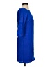 Tibi 100% Polyester Solid Blue Casual Dress Size 4 - photo 4