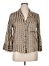 Zara Basic Brown 3/4 Sleeve Blouse Size XL - photo 1
