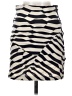 Collective Concepts 100% Polyester Stripes Ivory Casual Skirt Size S - photo 1