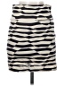 Collective Concepts 100% Polyester Stripes Ivory Casual Skirt Size S - photo 2