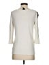 White House Black Market 100% Rayon Floral Ivory Pullover Sweater Size S - photo 2