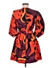De Loreta Print Orange Cocktail Dress Size M - photo 2